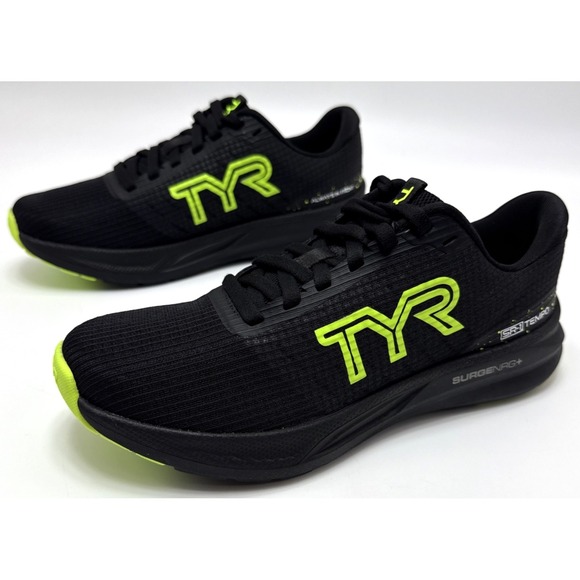TYR Other - TYR SR-1 Tempo Unisex M 5.5 W 7 Running Shoes Black Lime Green Trainers